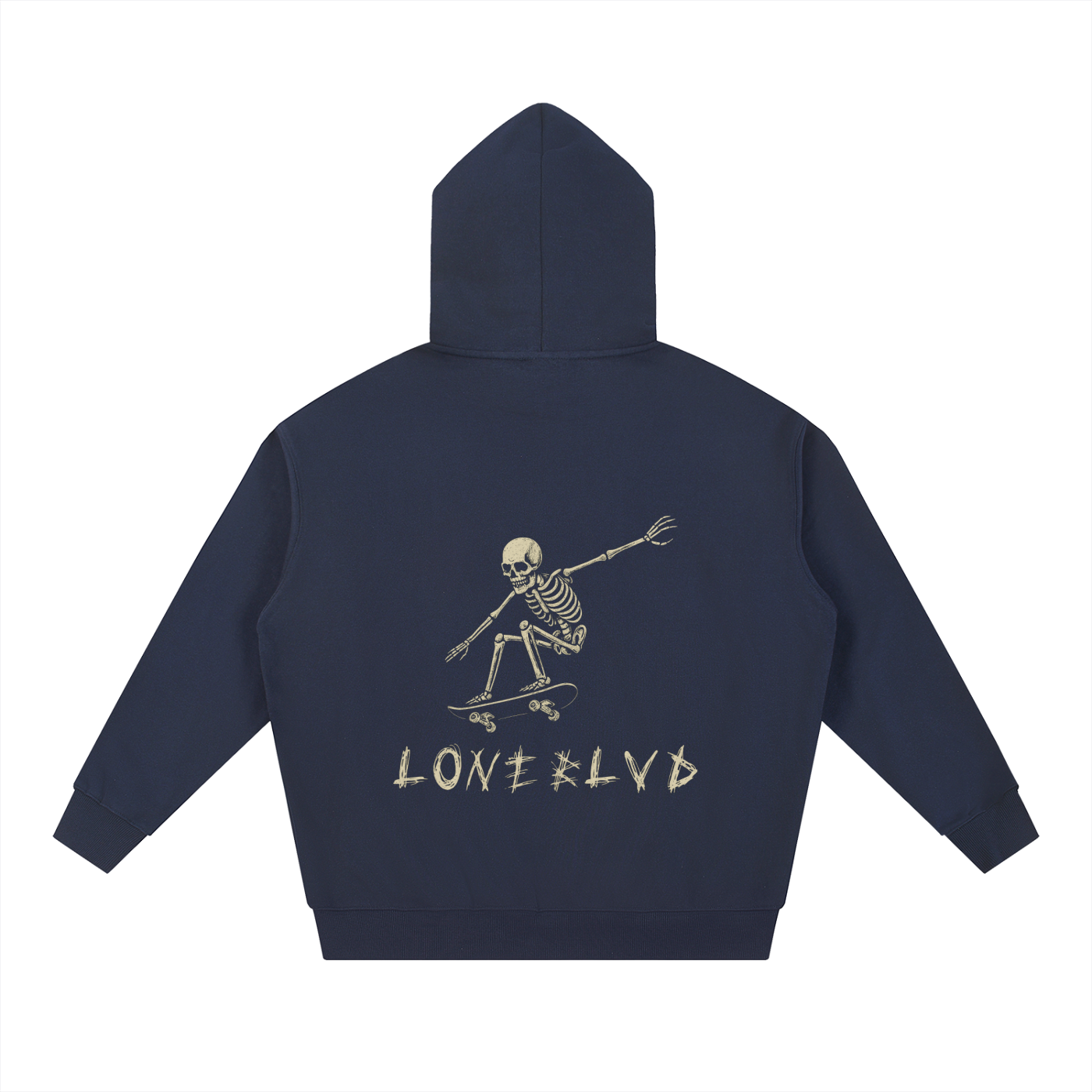 Bones on Boulevard Pull Over Hoodie