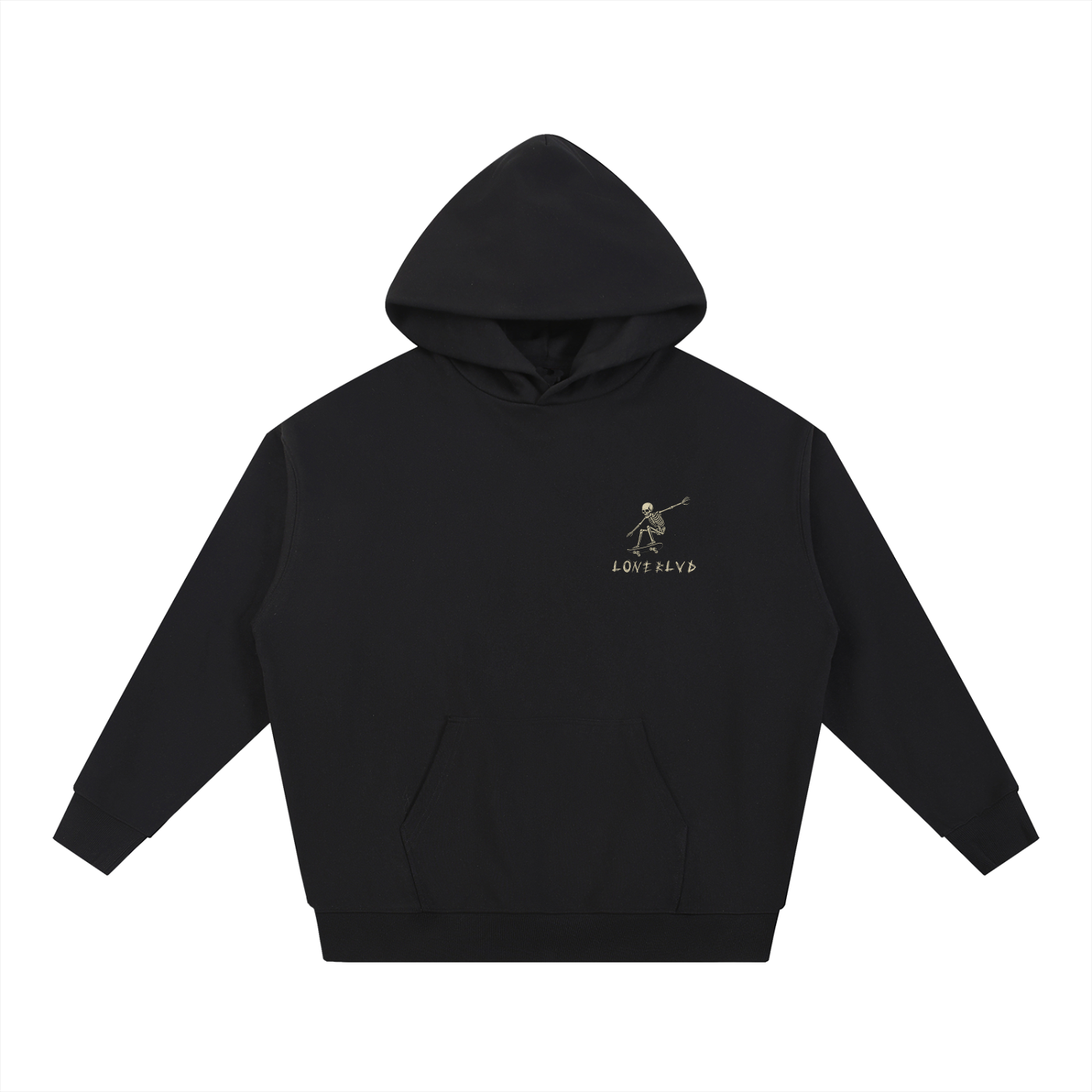 Bones on Boulevard Pull Over Hoodie