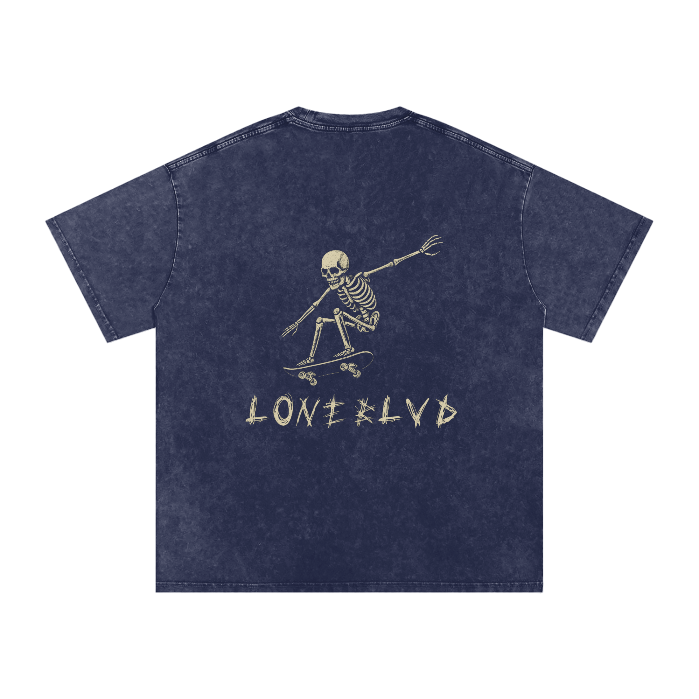 Bones on Boulevard Washed Oversized  T-Shirt