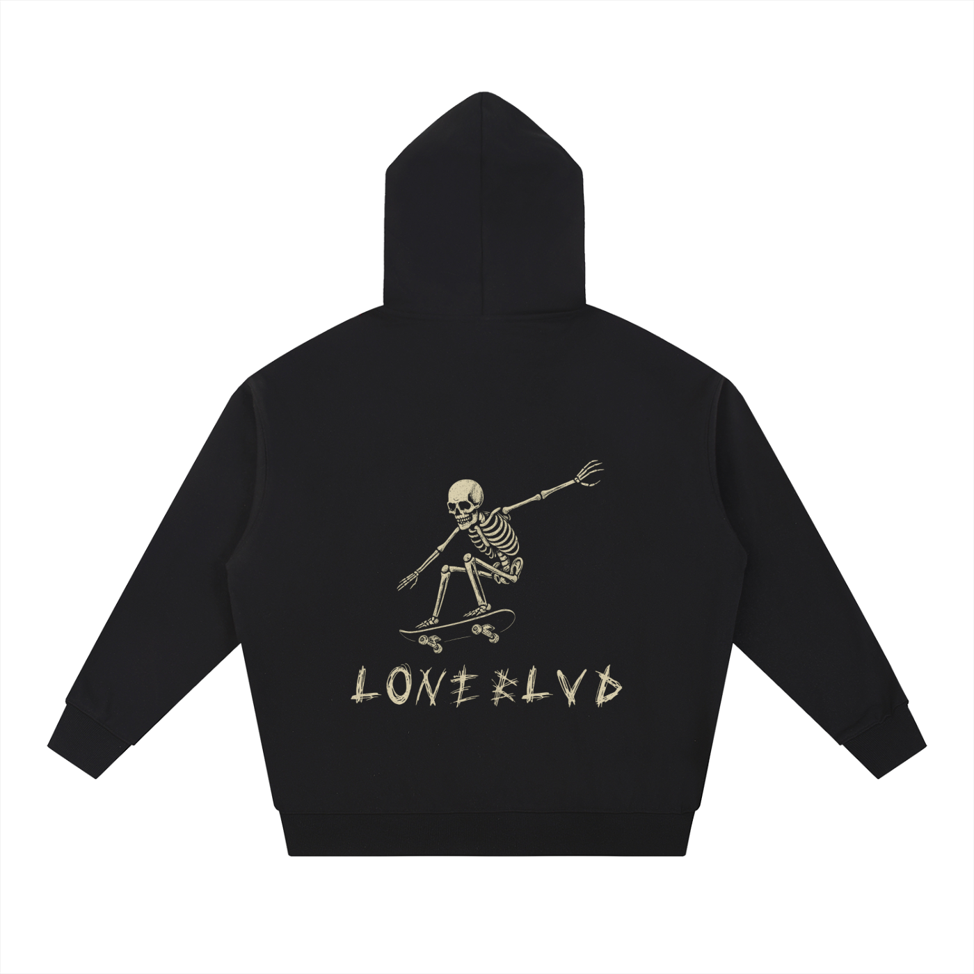 Bones on Boulevard Pull Over Hoodie
