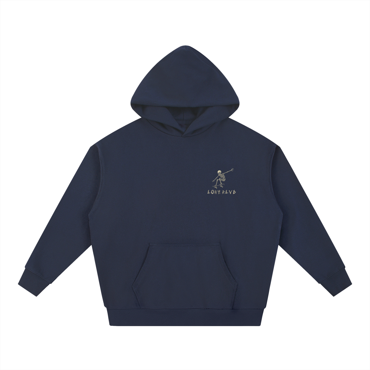 Bones on Boulevard Pull Over Hoodie